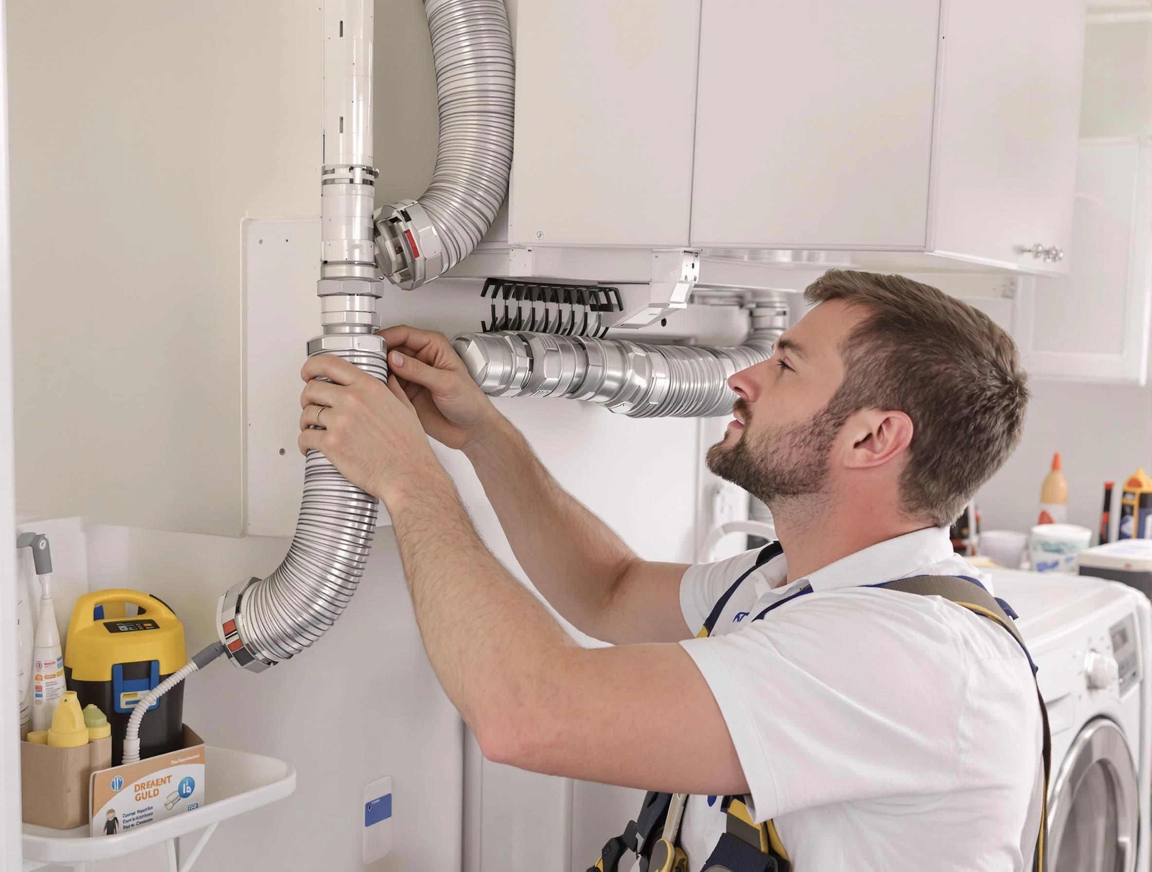 Professional dryer vent repair and installation by Milton Dryer Vent Cleaning in Milton