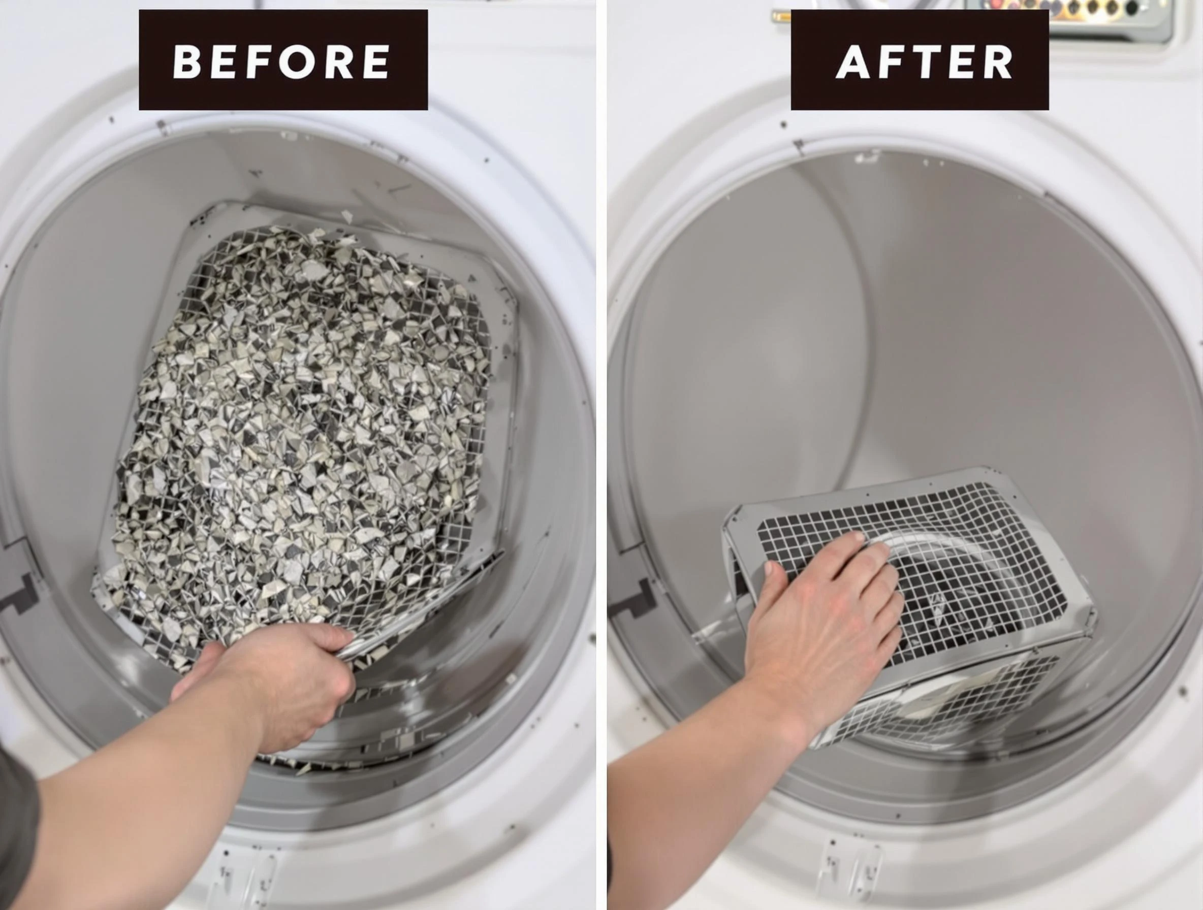 Professional lint trap cleaning by Milton Dryer Vent Cleaning in Milton