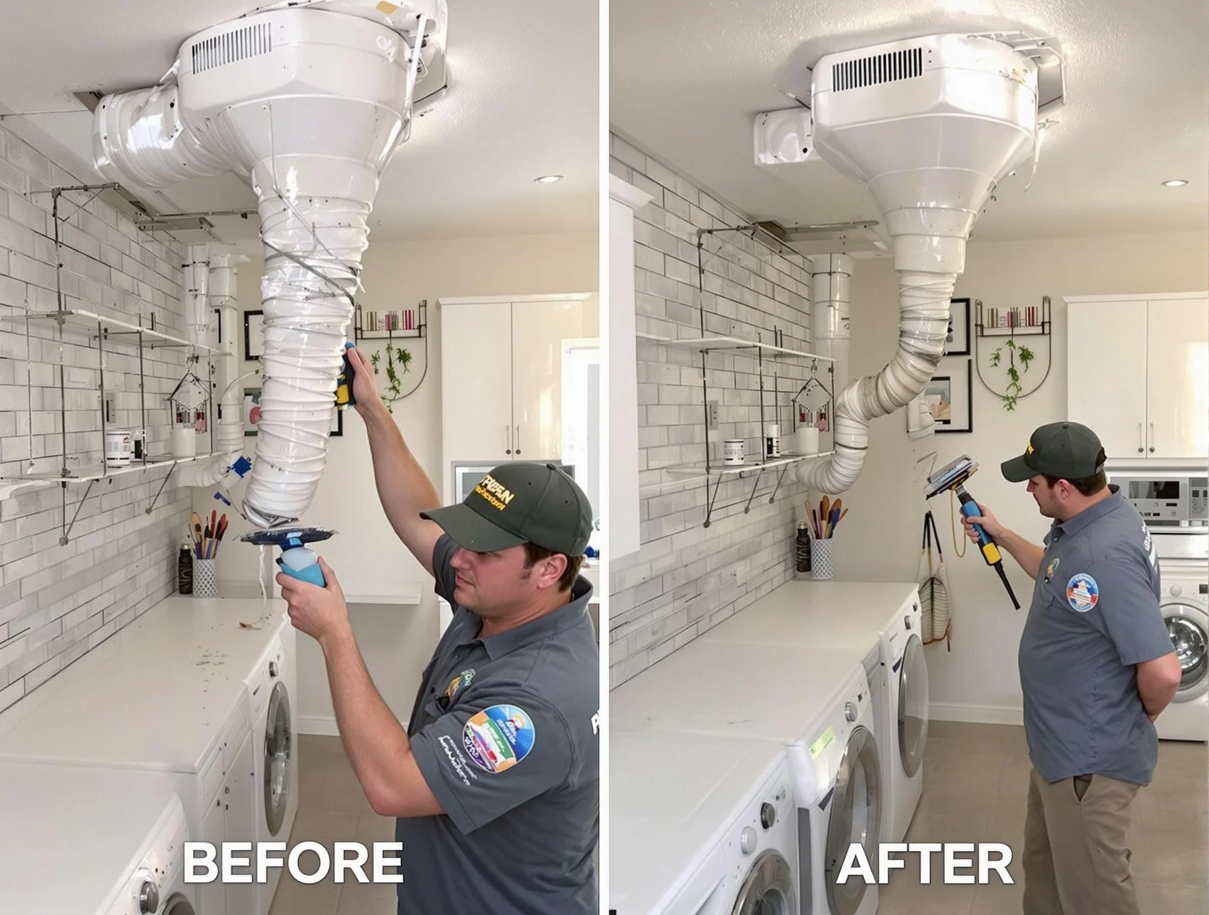 Professional dryer exhaust vent cleaning by Milton Dryer Vent Cleaning in Milton